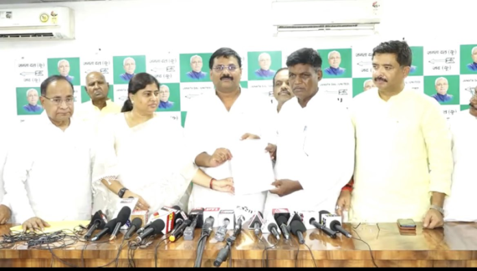 JDU made Kaladhar Mandal its candidate for Rupauli assembly by-election