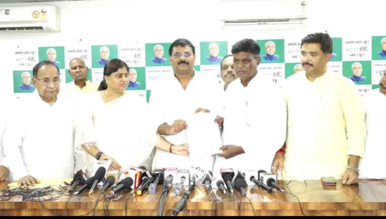 JDU made Kaladhar Mandal its candidate for Rupauli assembly by-election