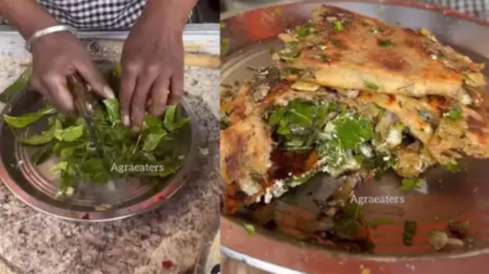 Viral Video: Street vendor made such paratha, people are surprised to see it